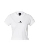 ADIDAS SPORTSWEAR Toiminnallinen paita  musta / valkoinen