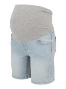 MAMALICIOUS Farkut 'MLOslo'  sininen denim / meleerattu harmaa