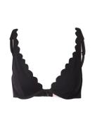 Hunkemöller Bikinitoppi 'Scallop'  musta