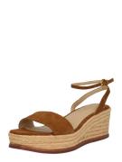 Lauren Ralph Lauren Sandaalit 'LEONA'  ruskea