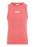 Calvin Klein Jeans Toppi  vaaleabeige / vaaleanpunainen
