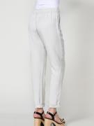 KOROSHI Housut  beige / vaaleanharmaa / hopea / offwhite