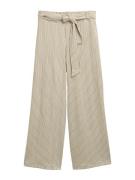 TOM TAILOR DENIM Housut  karamelli / pastellinvihreä / valkoinen