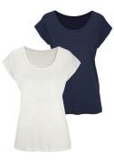 BEACH TIME Paita  laivastonsininen / offwhite