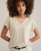 WE Fashion Paita  meleerattu beige