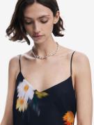 Desigual Mekko  keltainen / pastellinkeltainen / musta / valkoinen