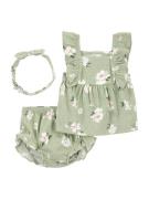 Carter's Setti  jade / pastellinvihreä / roosa / valkoinen