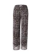 Hailys Housut 'Br44itney'  beige / ruskea / suklaa / musta