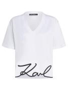 Karl Lagerfeld Paita  musta / valkoinen