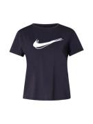 NIKE Toiminnallinen paita 'ONE'  vaaleanharmaa / musta / valkoinen