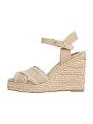 TOMMY HILFIGER Sandaalit  beige / valkoinen