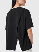 AllSaints Oversized paita 'AVRI'  musta / valkoinen