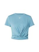 NIKE Toiminnallinen paita 'ONE'  vaaleansininen / valkoinen