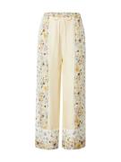 Munthe Housut 'FABERT'  beige / vaaleansininen / keltainen / valkoinen
