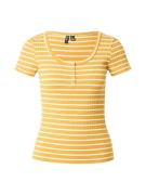 VERO MODA Paita 'VMSEA'  kullankeltainen / valkoinen