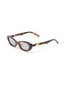 LE SPECS Aurinkolasit 'THE WHISPERER'  meleerattu ruskea / kulta