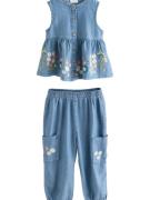 Next Setti  sininen denim / kuusi / vaaleanoranssi / valkoinen