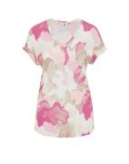 WE Fashion Paita  kerma / oliivi / vaalea pinkki