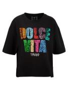 19V69 ITALIA Paita 'Petonia Sequins'  sininen / smaragdi / musta / val...
