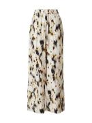 co'couture Housut 'Elisa'  ecru / kullankeltainen / musta
