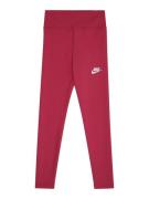 Nike Sportswear Leggingsit 'CLSSC'  tumma pinkki / valkoinen