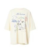 TOPSHOP Oversized paita 'Arizona'  katkero / pastellinkeltainen / vihr...