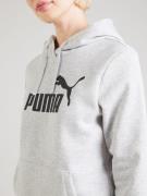 PUMA Urheilullinen collegepaita 'ESS No. 1'  vaaleanharmaa / musta