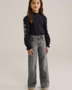 WE Fashion Paita  beige / musta / valkoinen