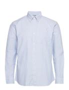 Slhregrick-Ox Shirt Ls Noos Blue Selected Homme