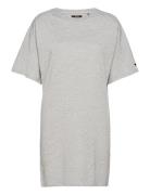 Cotton Modal Tshirt Dress Grey Superdry