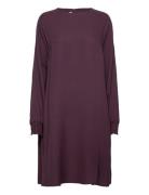 Nominal Long Sleeve Dress Purple Makia