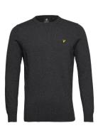 Cotton Merino Crew Jumper Grey Lyle & Scott