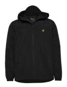 Zip Through Hooded Jacket Black Lyle & Scott