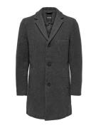 Onsjaylon Wool Coat Otw Noos Grey ONLY & SONS