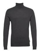 Jjeemil Knit Roll Neck Grey Jack & J S