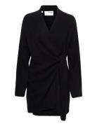 Slfnovah Ls Long Knit Cardigan B Black Selected Femme