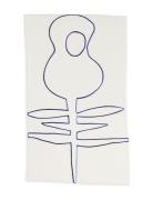 Relief Blomst 27X44Cm White Kähler