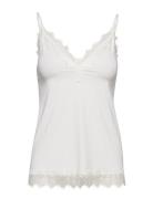 Rwbillie Lace Strap Top White Rosemunde