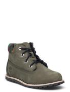 Pokey Pine 6In Boot With Side Zip Grey Timberland
