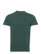 Essential Logo Emb Tee Green Superdry