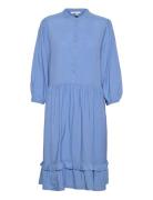 Women Dresses Light Woven Midi Blue Esprit Casual