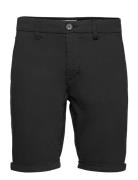 Regular Chino Poplin Shorts - Gots/ Black Knowledge Cotton Apparel