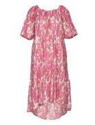 Amasygz Ss Dress Pink Gestuz