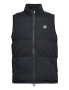 P Bear Funnel Neck Puffer Gilet Black Penfield