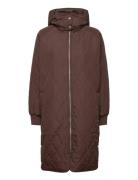 Ektraiw Hood Coat Brown InWear