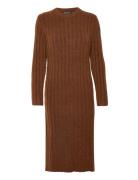 Slrakel Dress Ls Brown Soaked In Luxury