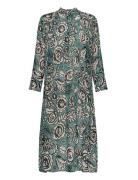 Elm Shirt Dress Aop 9695 Green Samsøe Samsøe