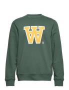 Tye Aa Sweatshirt Green Double A By Wood Wood