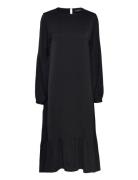 Kinsley Viscose Crepe Dress Black Lexington Clothing