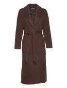 Nathalie Wool/Cashmere Blend Coat Brown Lexington Clothing